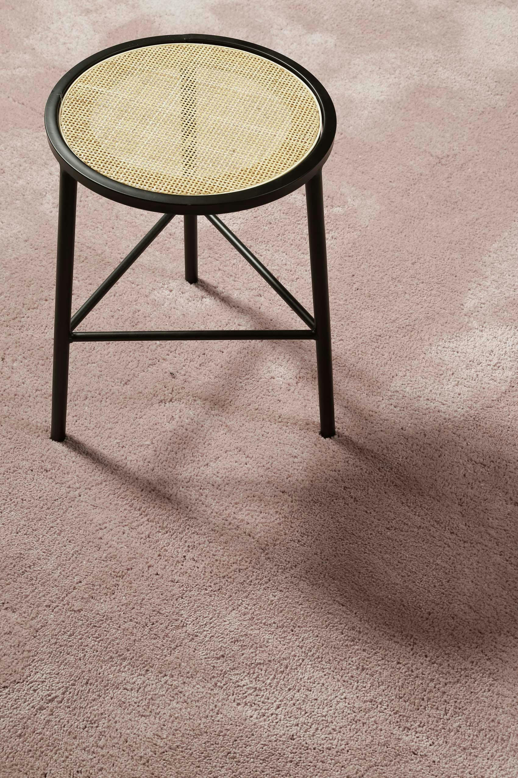 PISA - Tapis en microfibre dense rose 80x150 cm