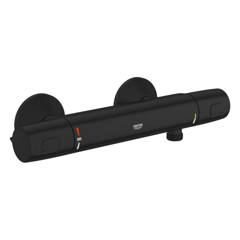 Mitigeur de douche thermostatique Precision Trend noir GROHE
