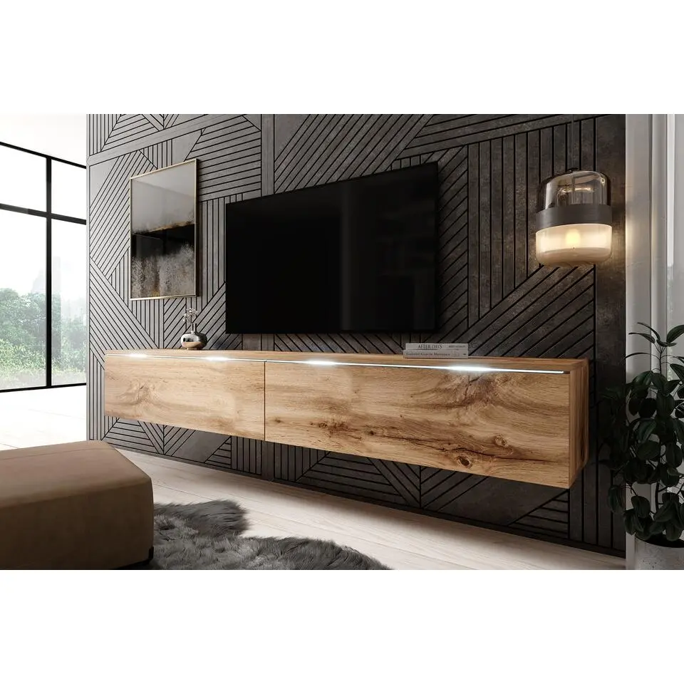 Meubella - TV-Meubel Dixon - Eiken - 180 cm