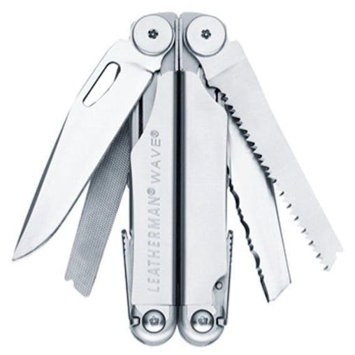New Leatherman 2 X Wave Plus Stainless Steel Multi-Tool & Leather Sheath