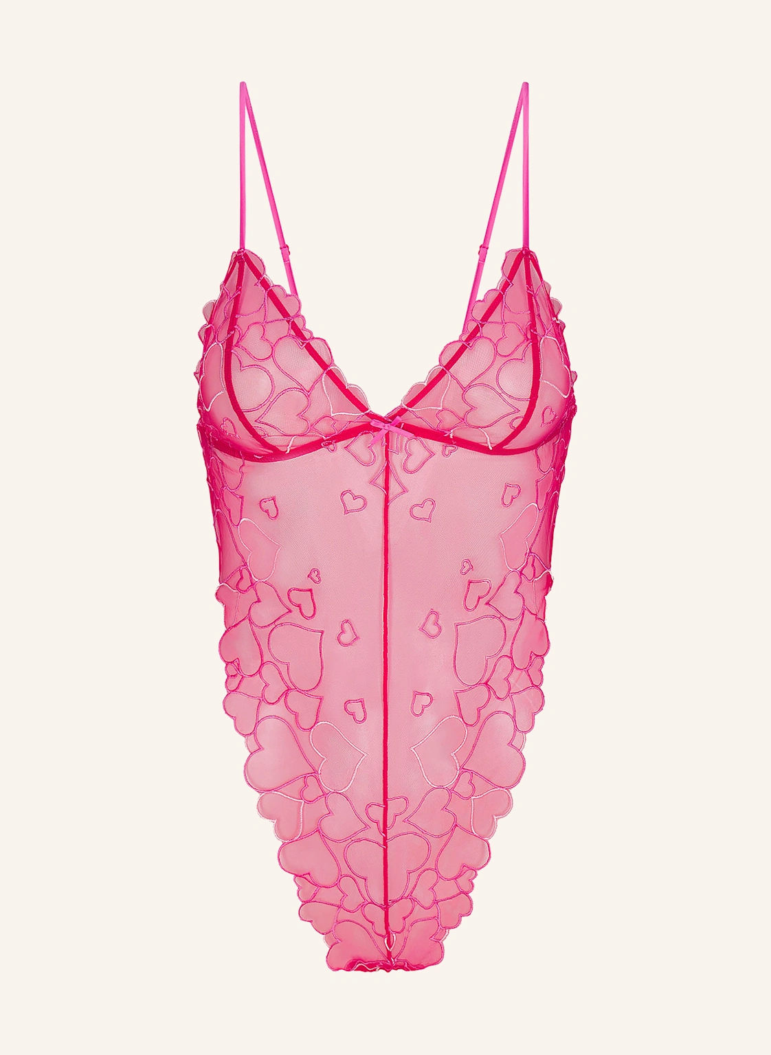 SKIMS String-Body EMBROIDERED TULLE