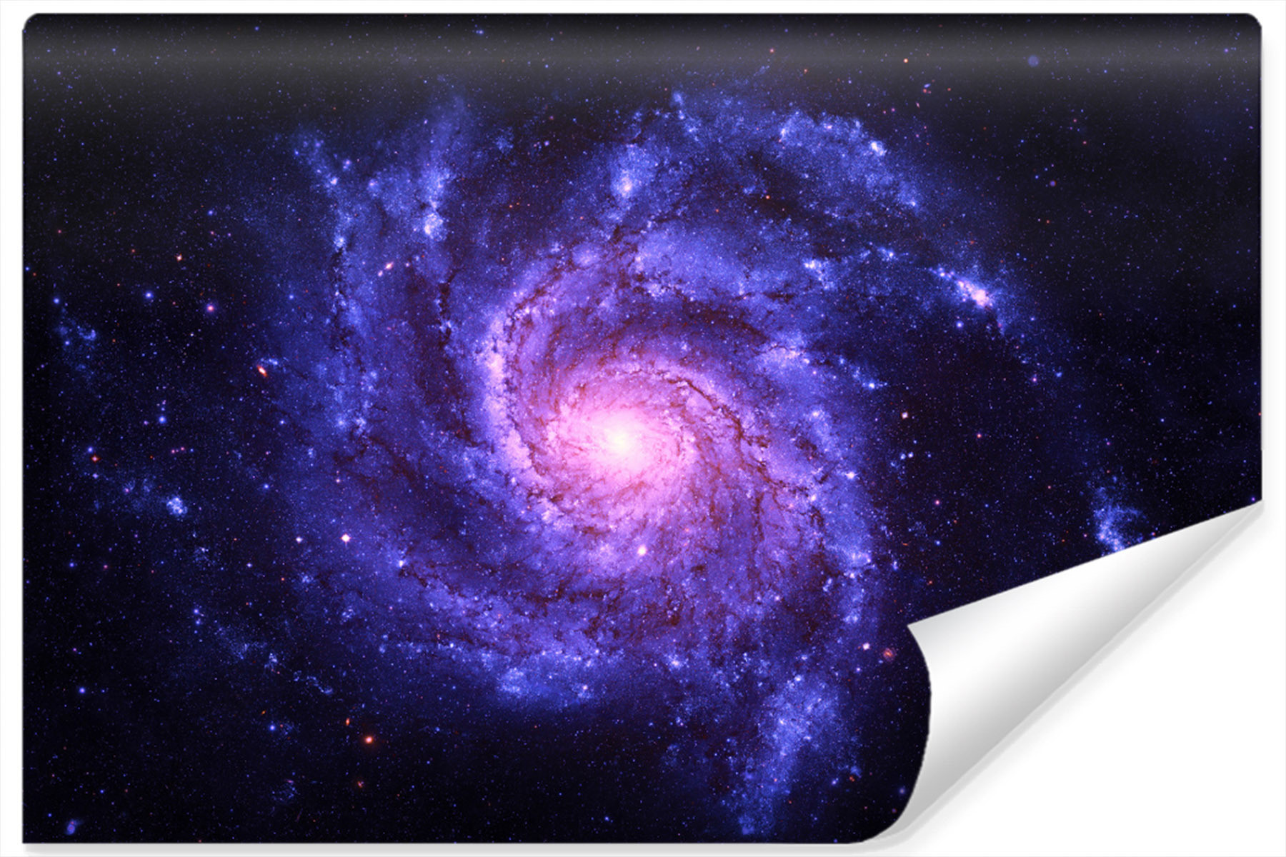 Fototapeta GALAKTYKA Spiralna Kosmos 3D 90x60cm