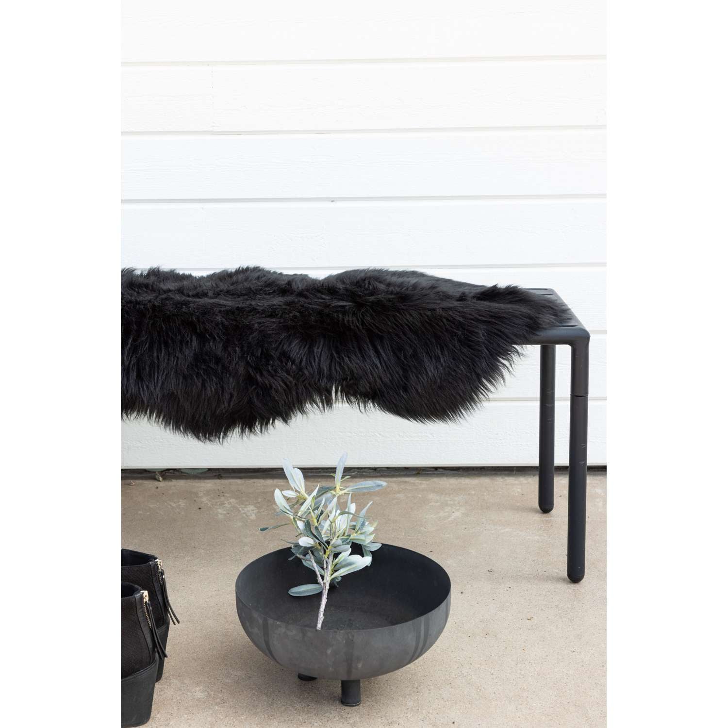 Venture Home Katy Gooien 180x55 - Zwart