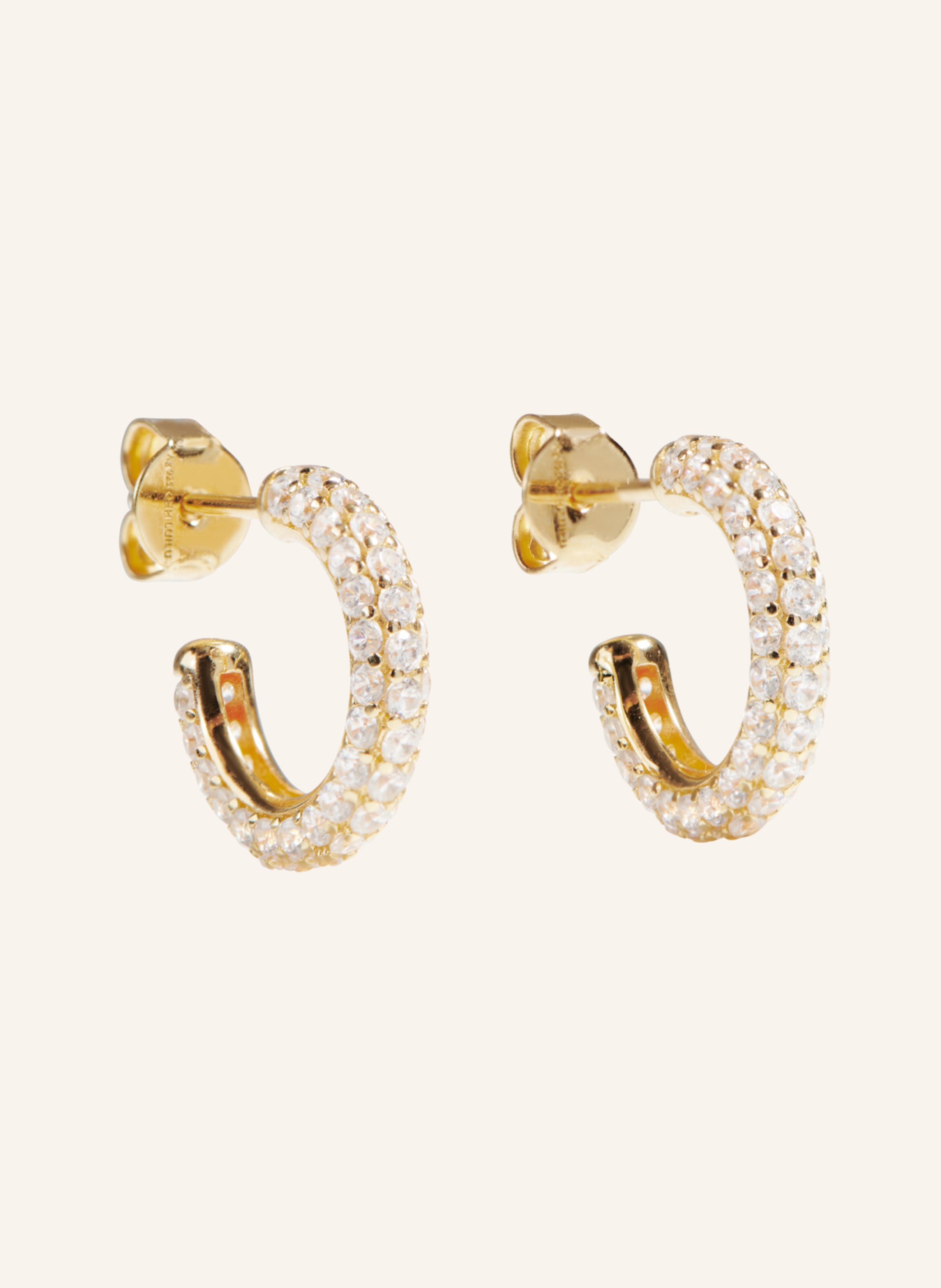OHH LUILU Creolen DISCO HOOPS MEDI by GLAMBOU