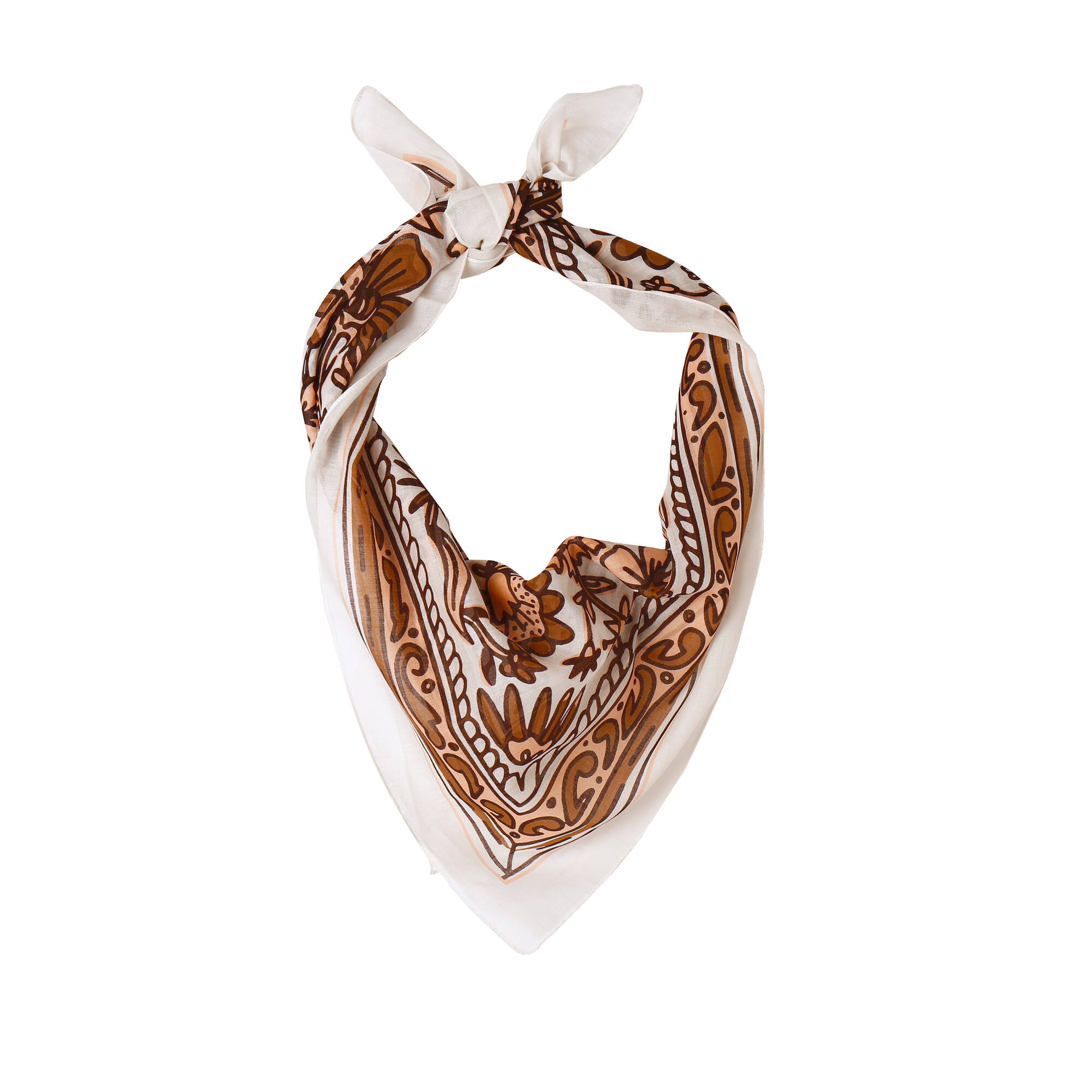 Foulard imprimé floral indien