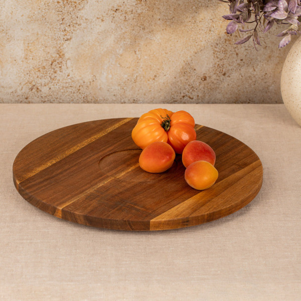 Deska do serwowania FRESCA z ceramiczną miseczką 35x1,5 cm HOMLA