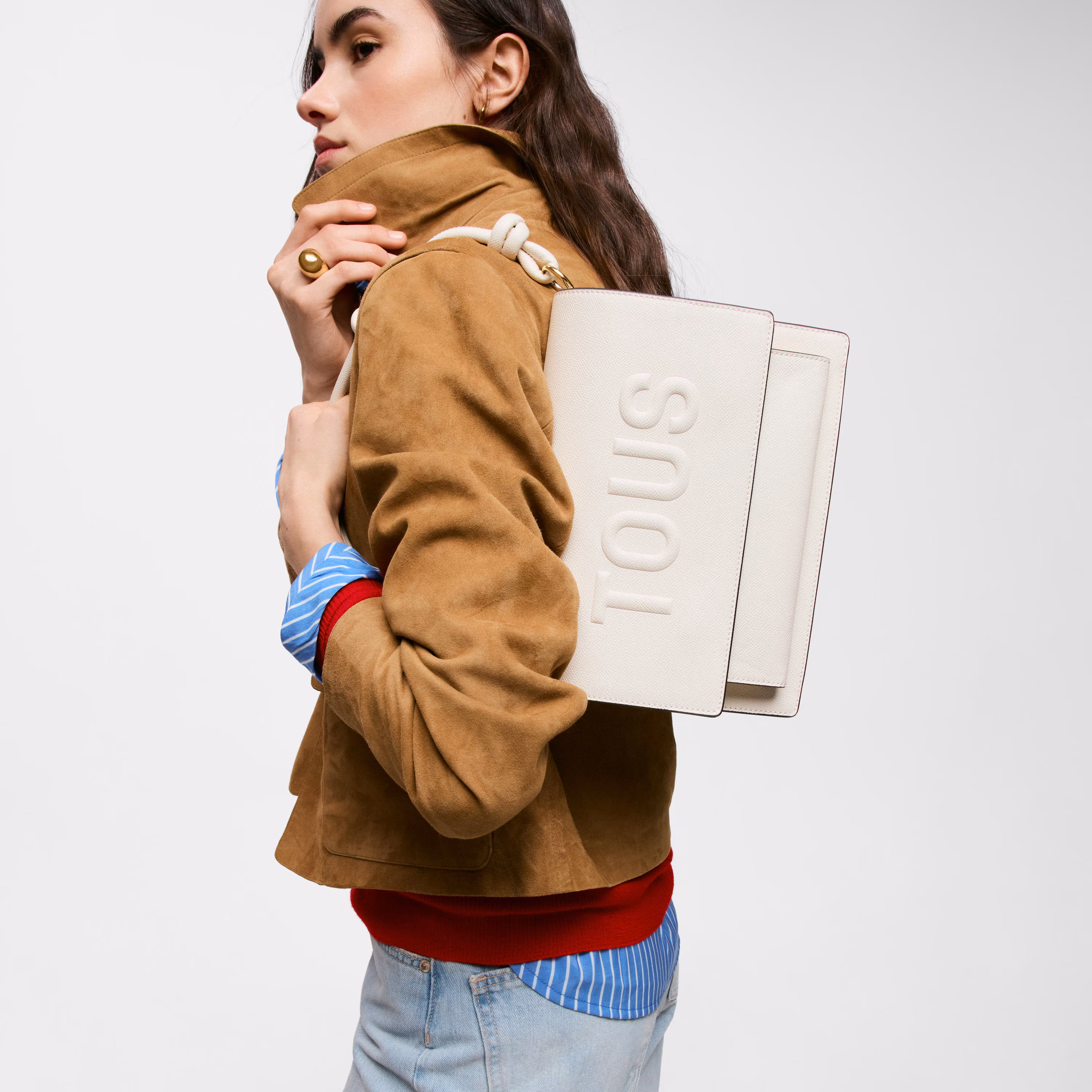 Bandolera mediana Audree beige TOUS La Rue New