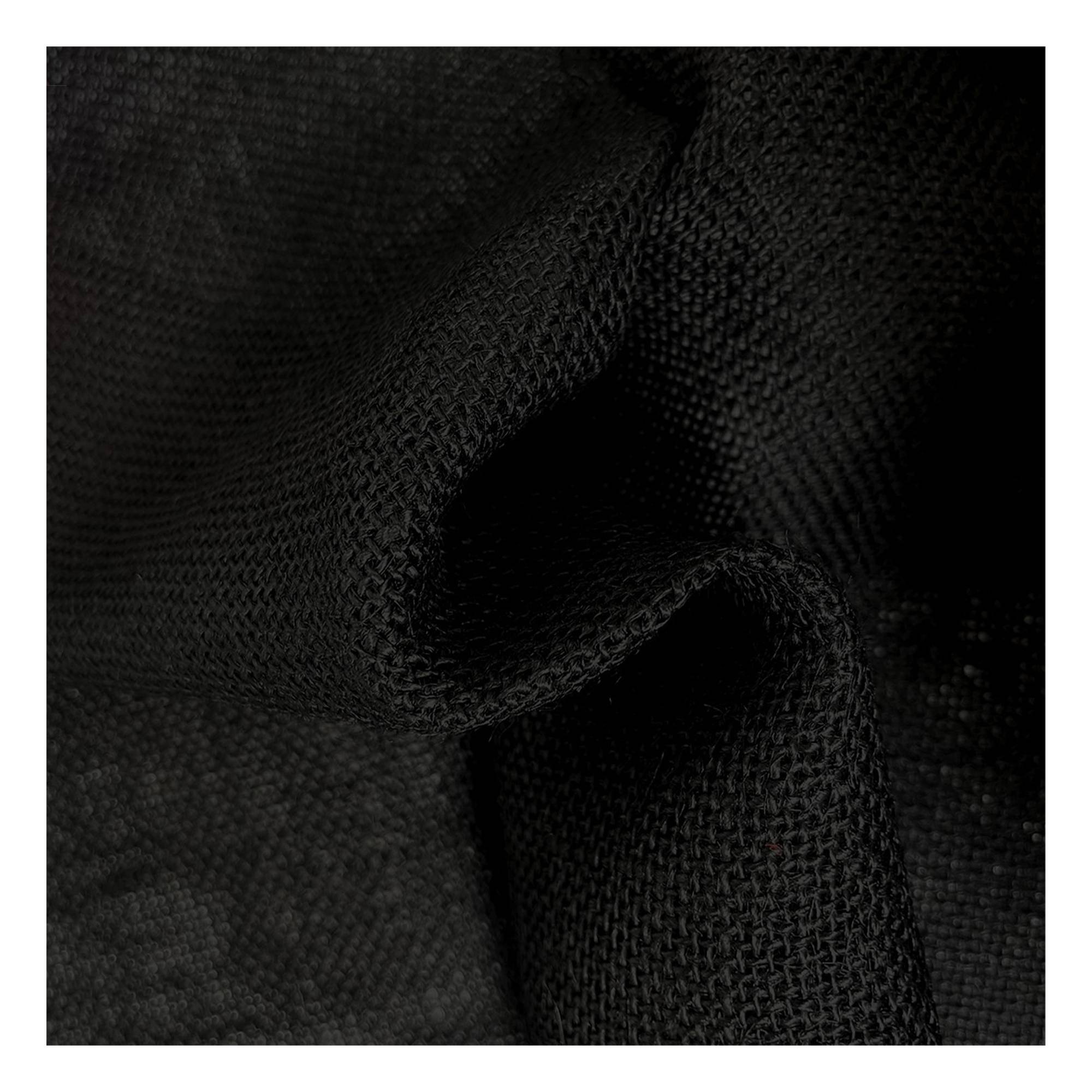 Black Hessian Fabric by the Metre