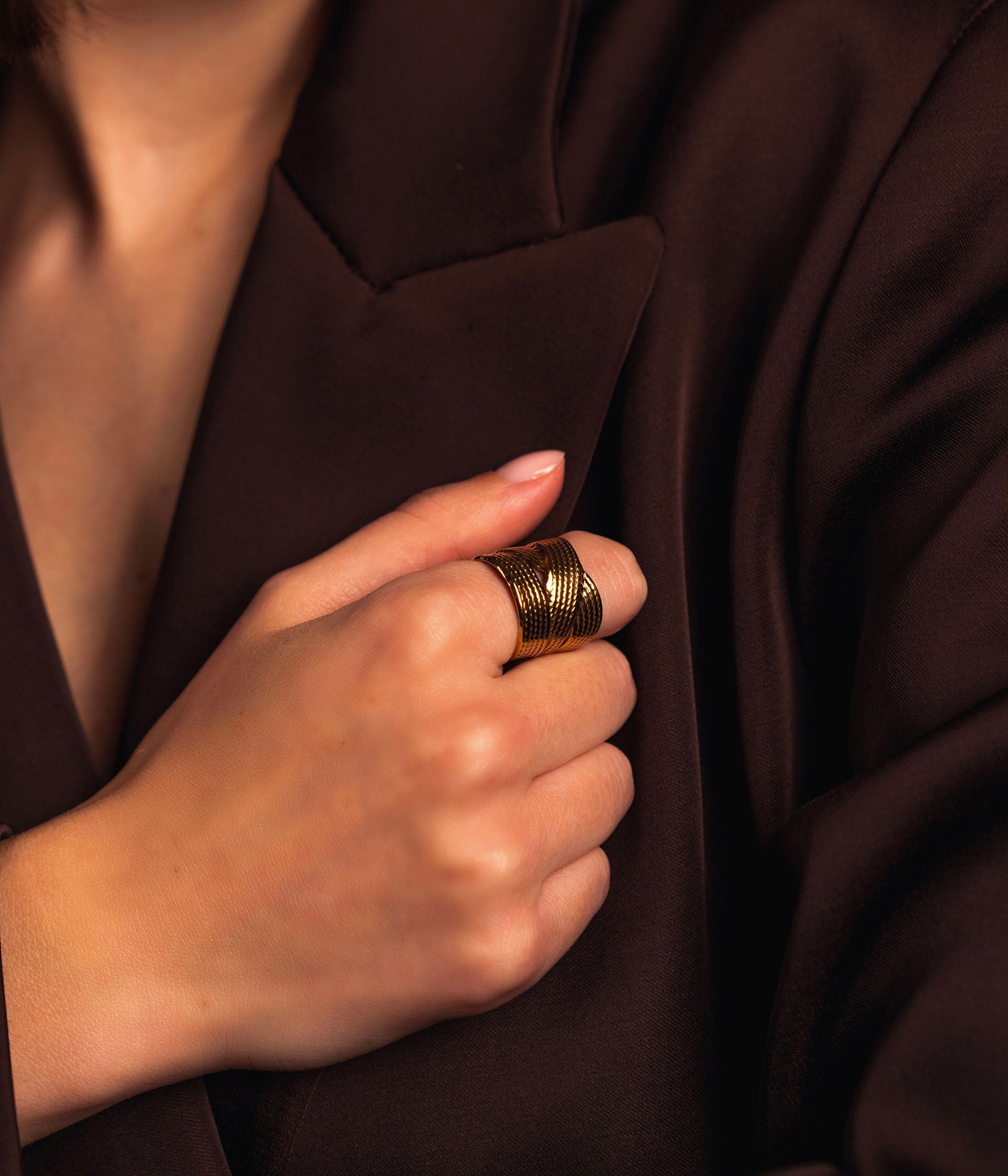 Bague Armance doré