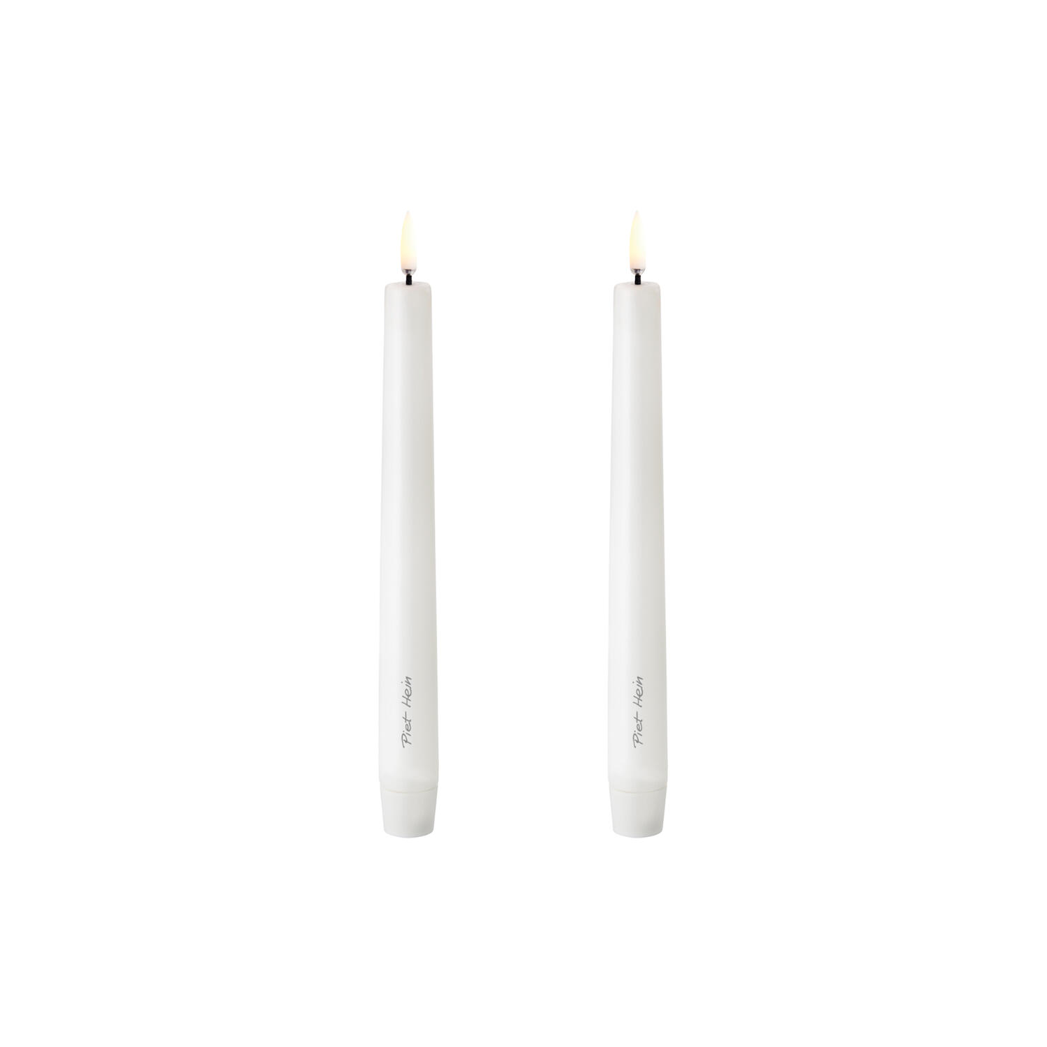 LED Kronelys 2-pak, hvid