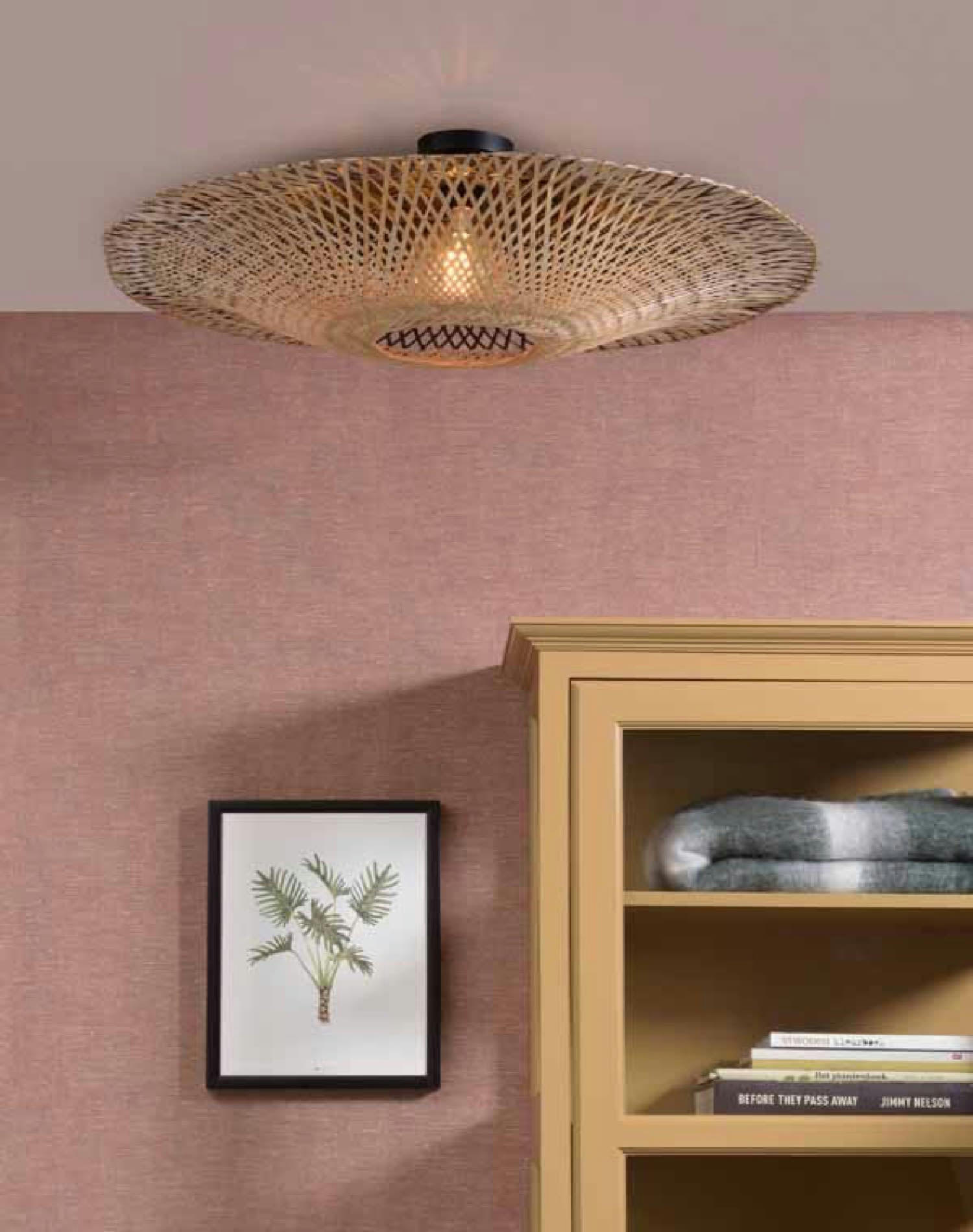 KALIMANTAN - Plafonnier en bambou D87cm