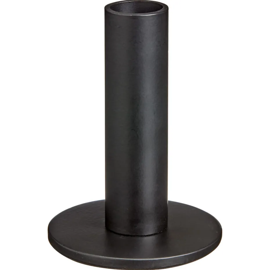 Kwantum Kandelaars | Kandelaars | Kandelaar Lagoni Zwart – 9 Cm