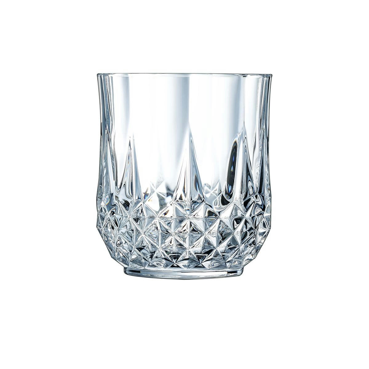 LONGCHAMP - 6 verres à eau 32cl - Verre ultra transparent au design vintage
