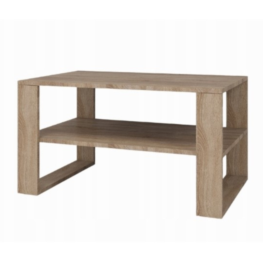 Nowoczesny stolik kawowy ława do salonu LOFT Dąb Sonoma elegancki design
