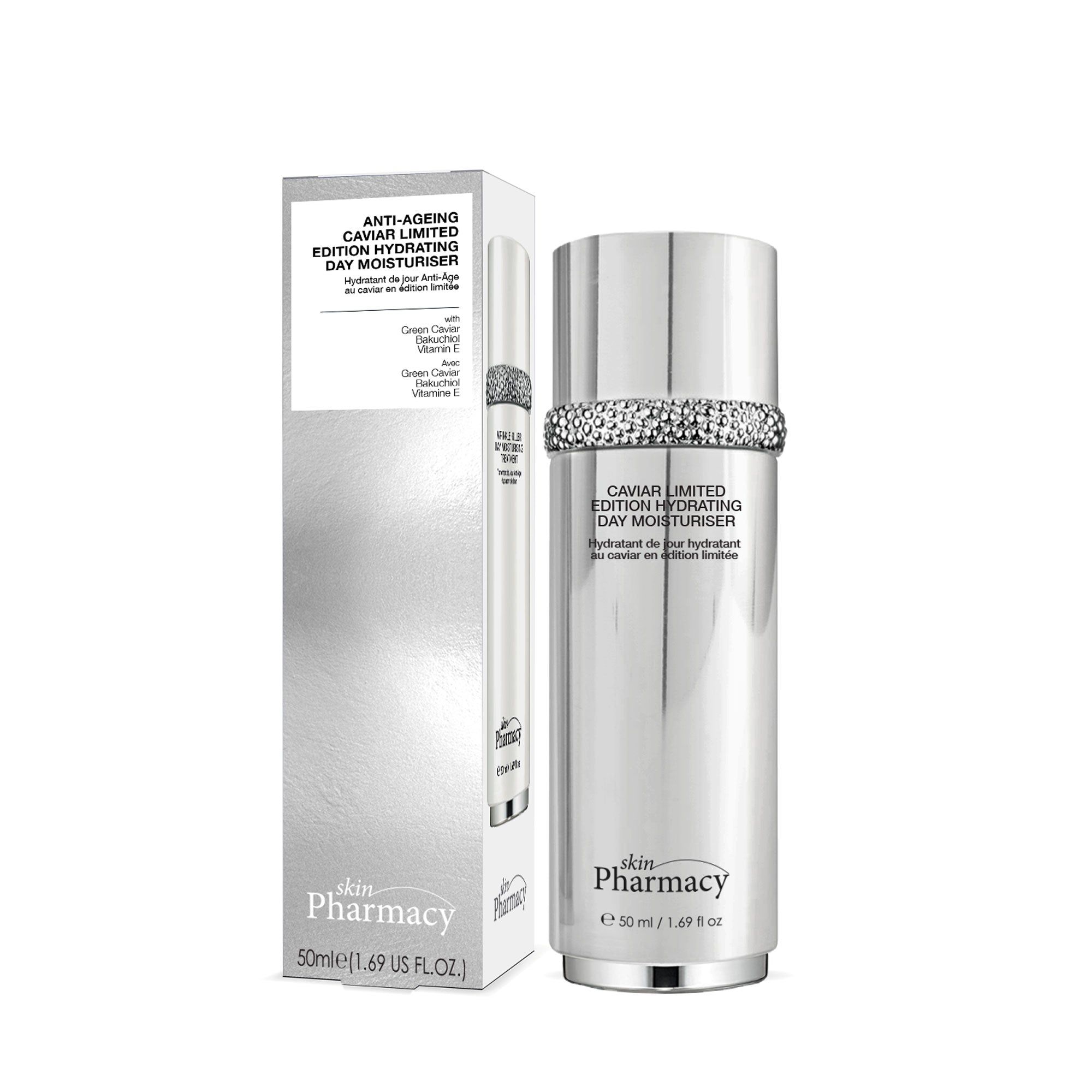 skinPharmacy Caviar Limited Edition Hydrating Anti-Ageing Day Moisturiser 50ml for Hydration and Elasticity