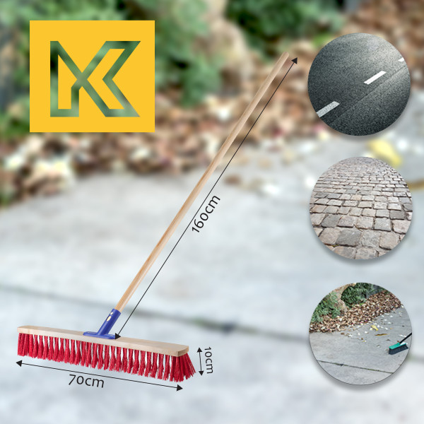 Miotła Ulicówka Szczotka Do Zamiatania Nylon 70cm