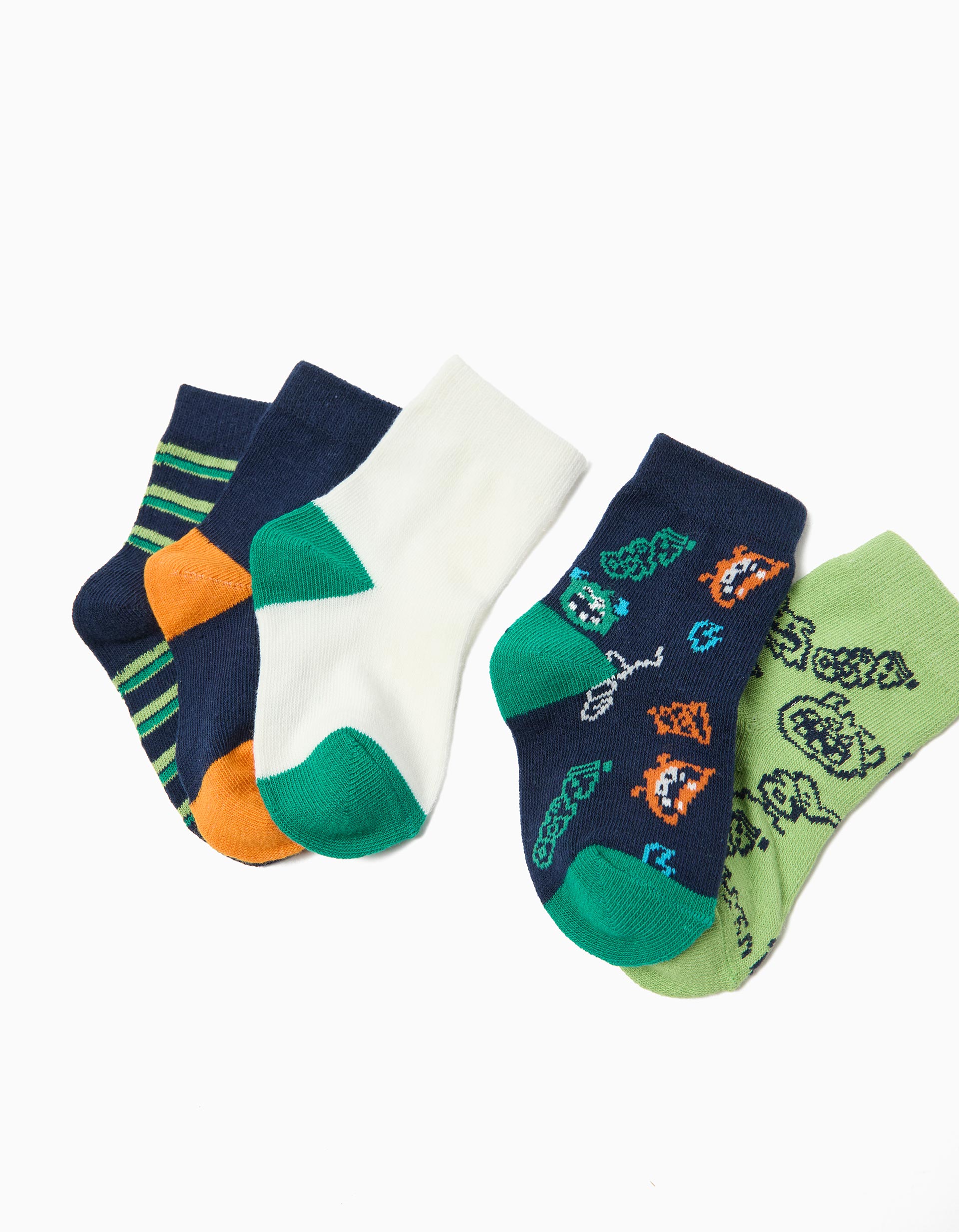 Pack 5 Pares de Meias, Menino, Multicor