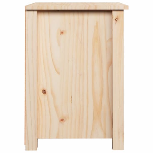 NNEVL Bedside Cabinet 40x35x49 cm Solid Wood Pine