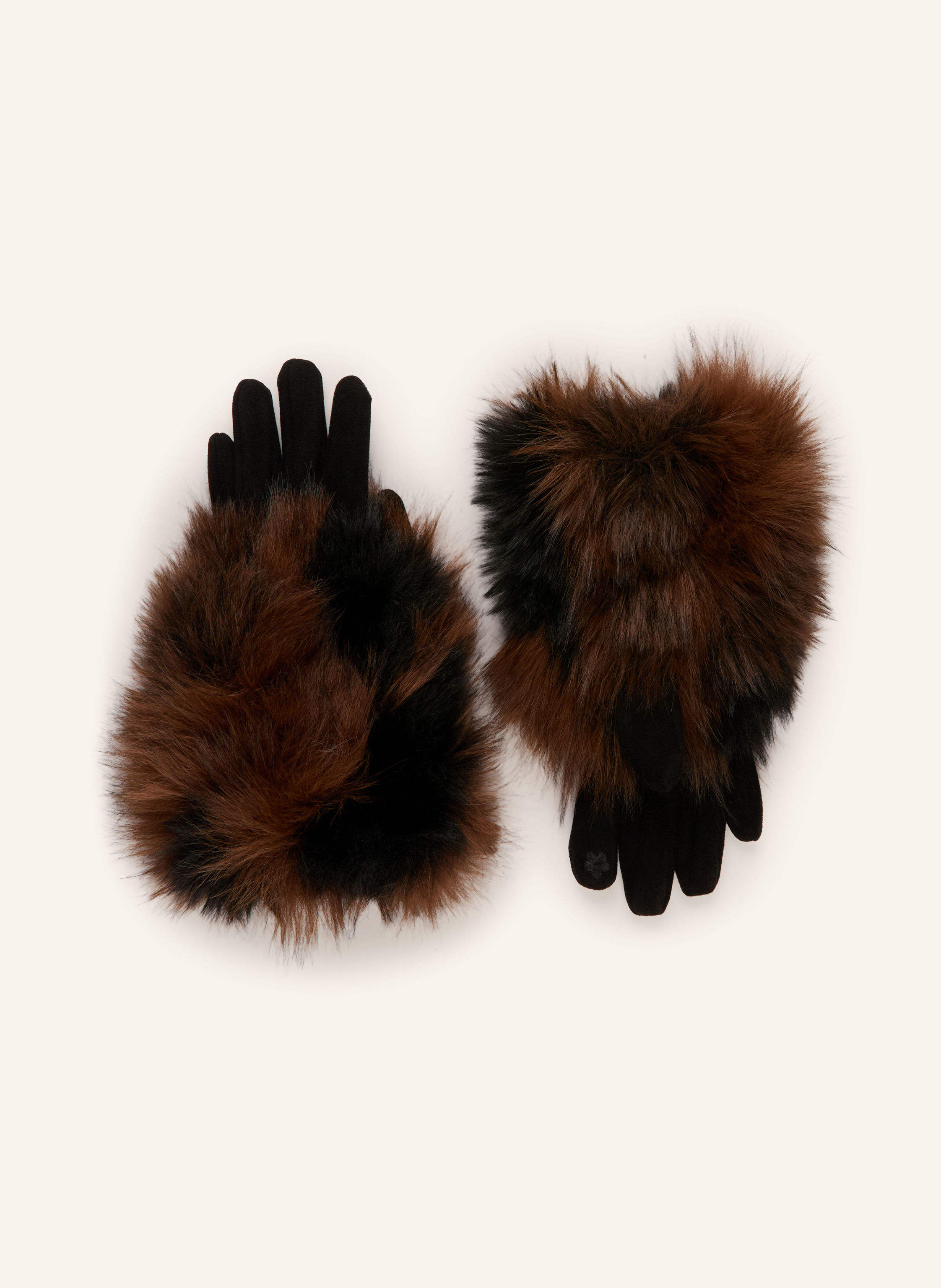 LOEVENICH Handschuhe mit Kunstfell