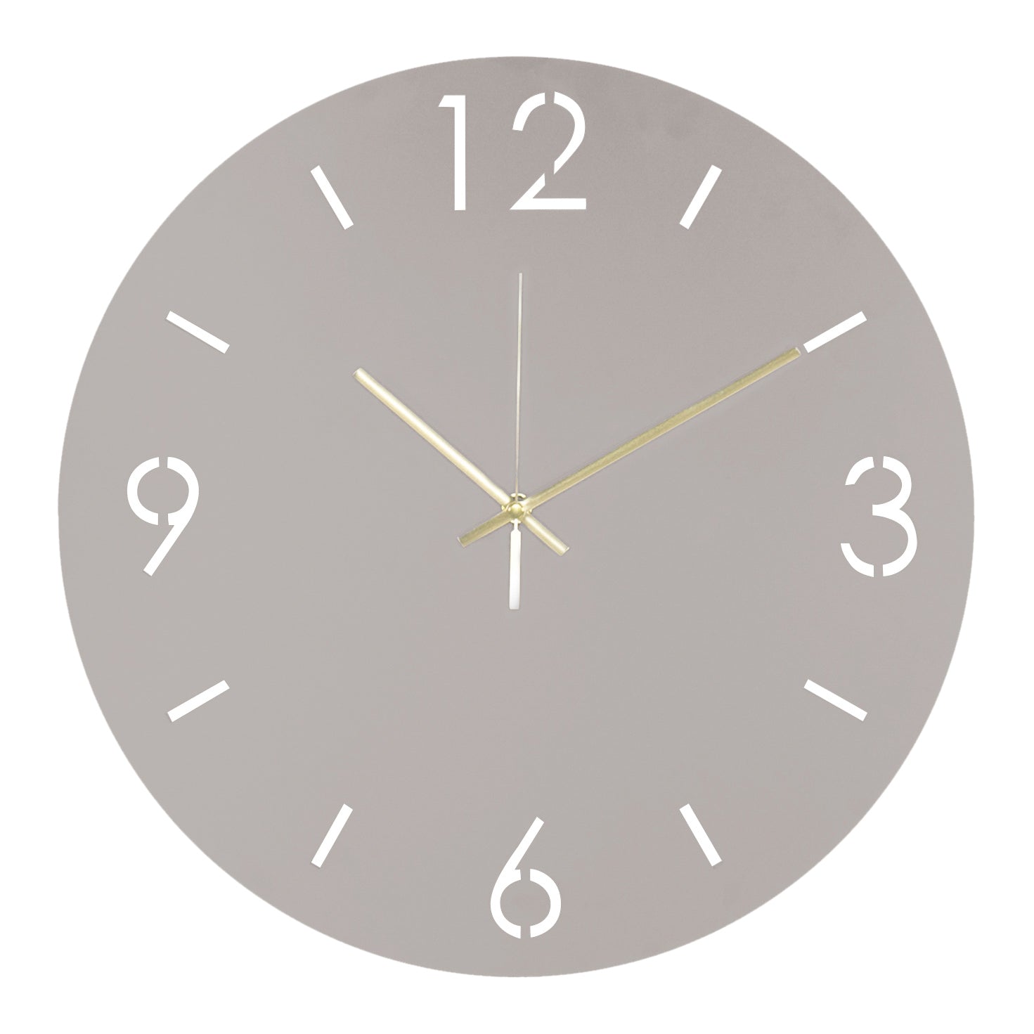 Spinder Design Time Wandklok Ø 40 cm - Silky Taupe