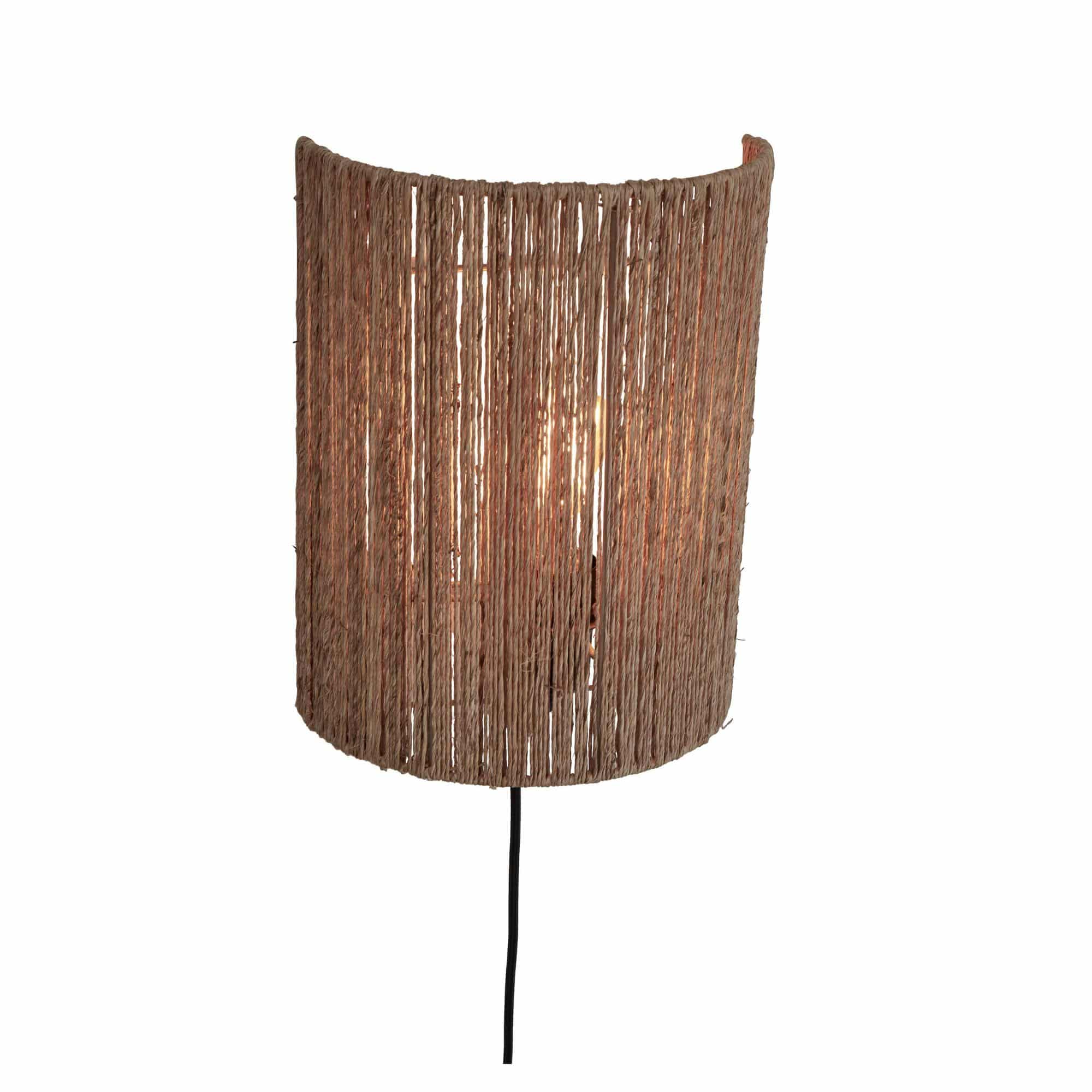 GOOD&MOJO wandlamp Iguazu - bruin - Ø15cm