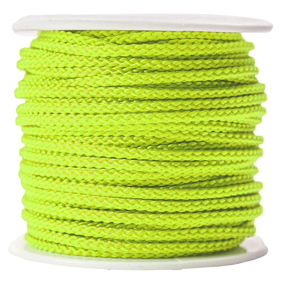POLYESTERSILKELINE POLY-PRODUKTER Ø4MMX12M NEON GUL
