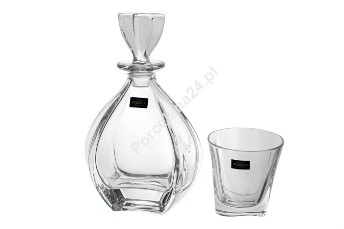 Kpl. szklanek do whisky 0,26 L (6szt)   karafka 0,7L (1szt) Bohemia - LAGUNA 4SB.LA.712073