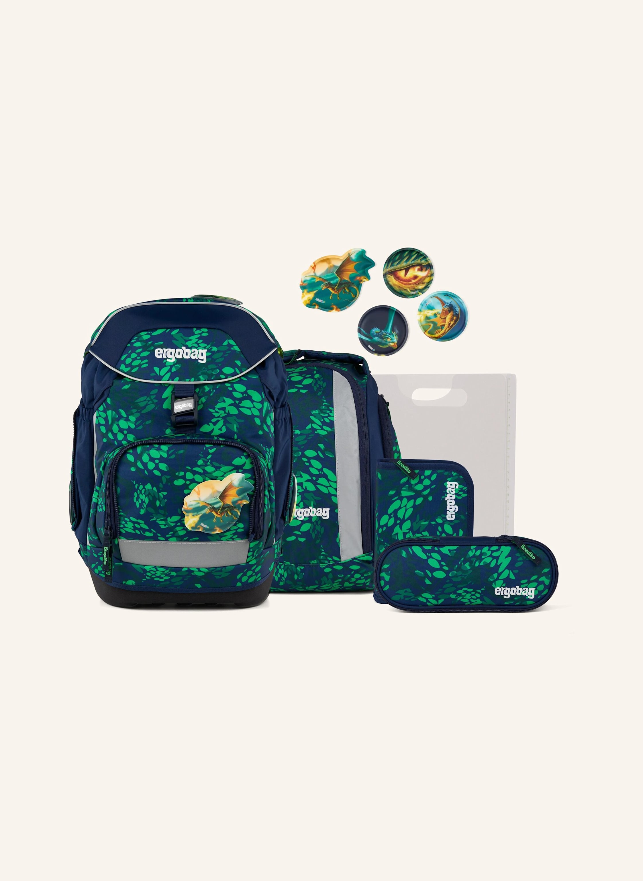 ergobag Schulranzen-Set PACK SET