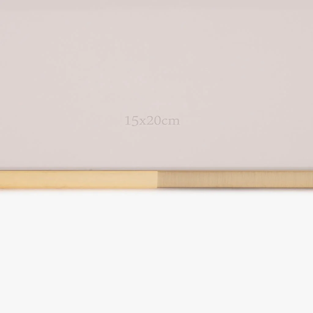 Moldura Tons Dourado com Pé 15x20 SHINY & BRUSHED