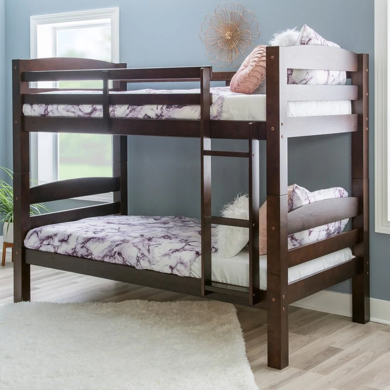 Levi Solid Wood Twin over Twin Bunk Bed