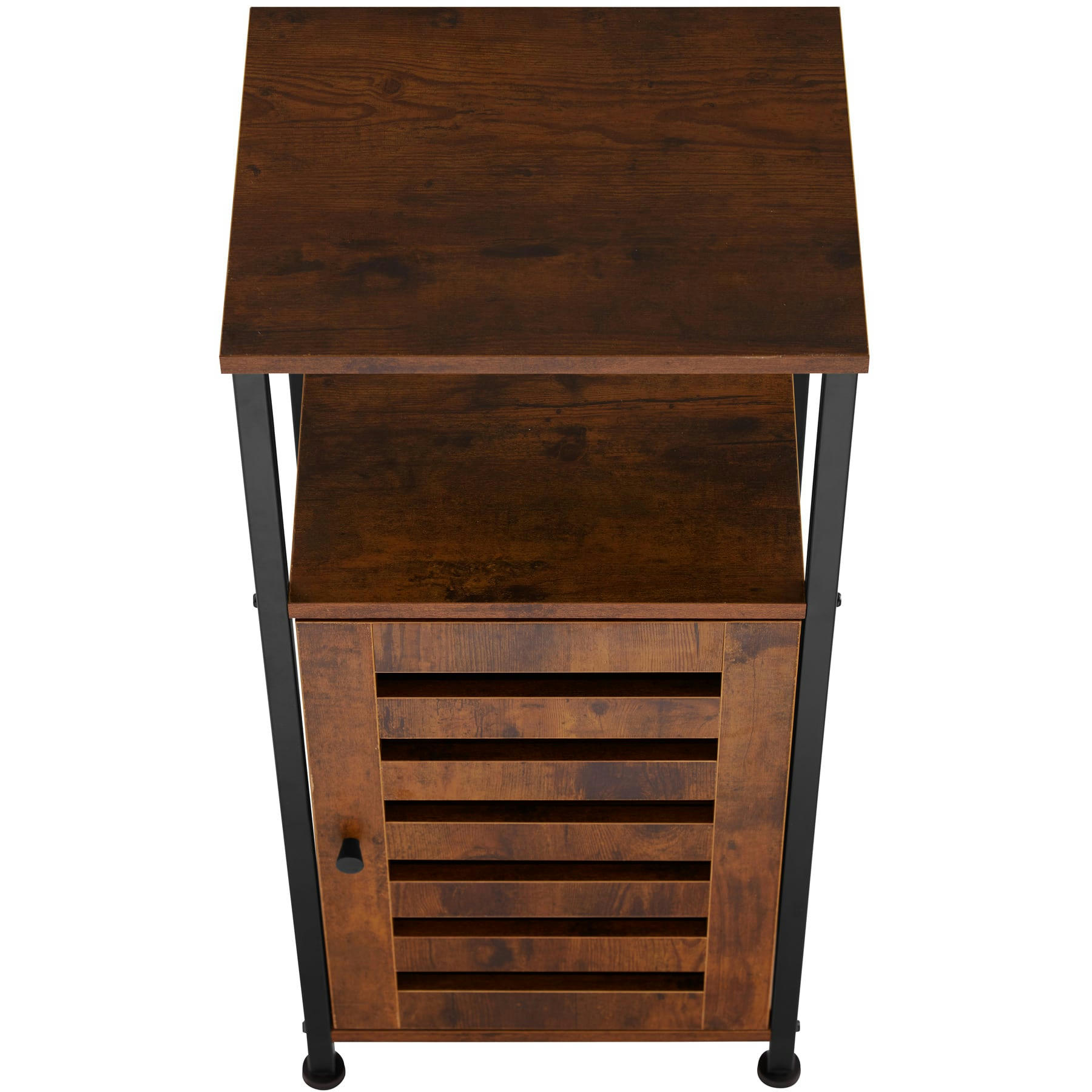 - Armoire d'appoint Style industriel Bois foncé industriel, rustique