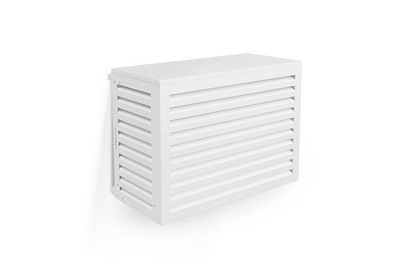 Cache clim aluminium blanc Aneto - taille S
