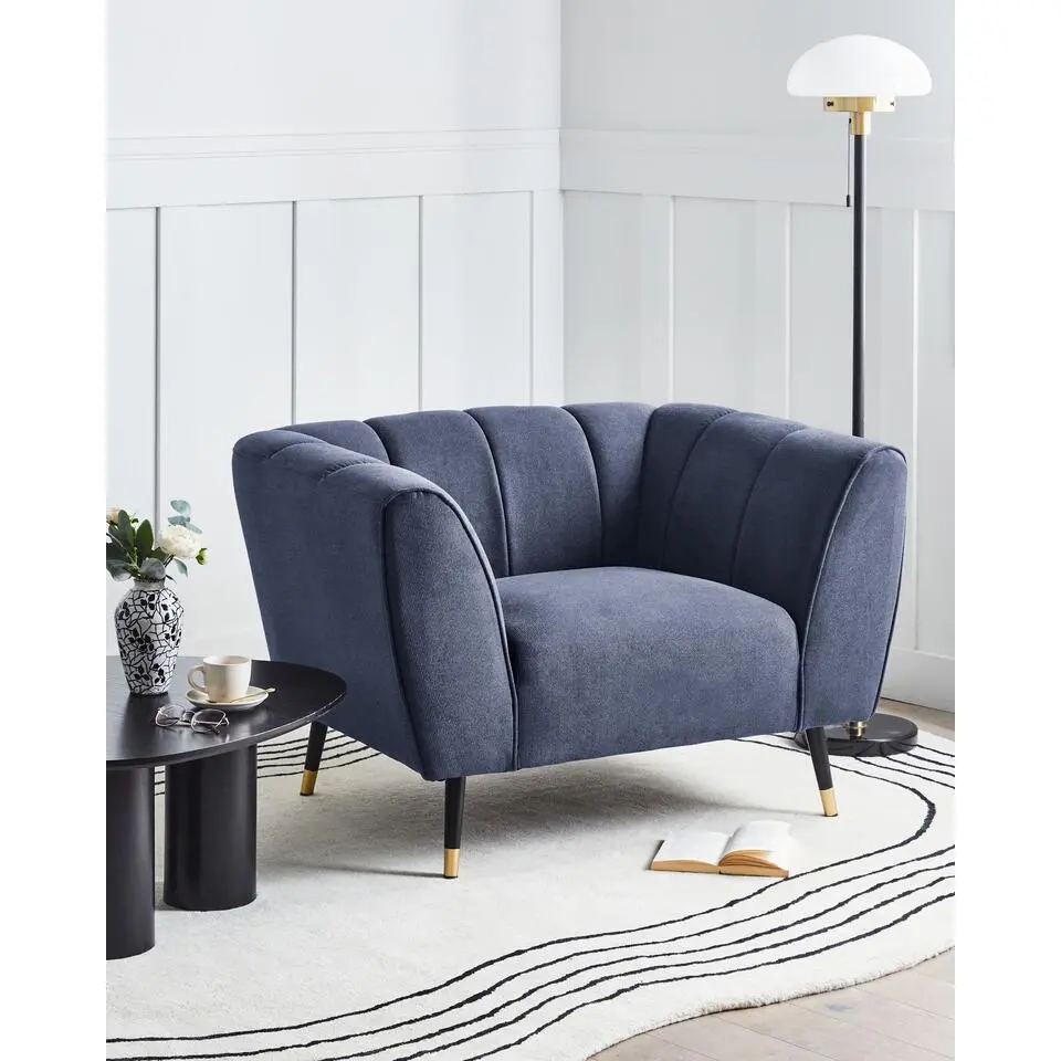 ORSTA - Fauteuil - Donkerblauw - Polyester