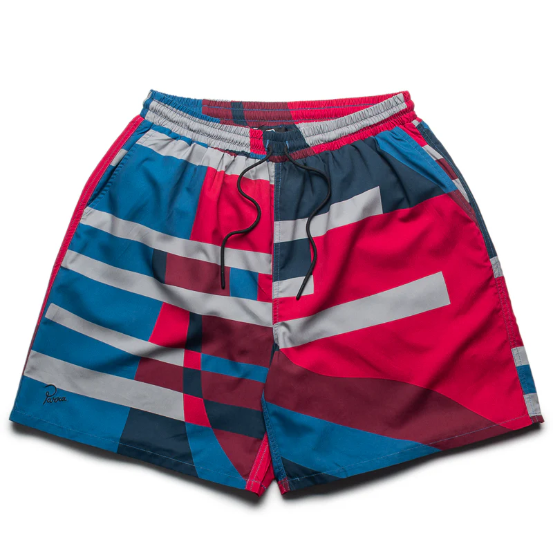 Parra Vertical Forest Swim Shorts - Blue