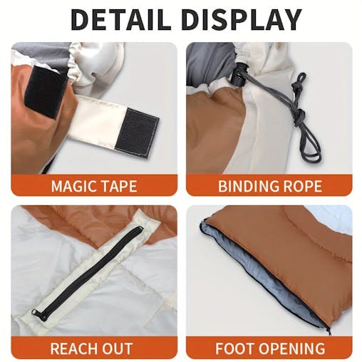 NNETM 1-Person Winter Sleeping Bag Warm