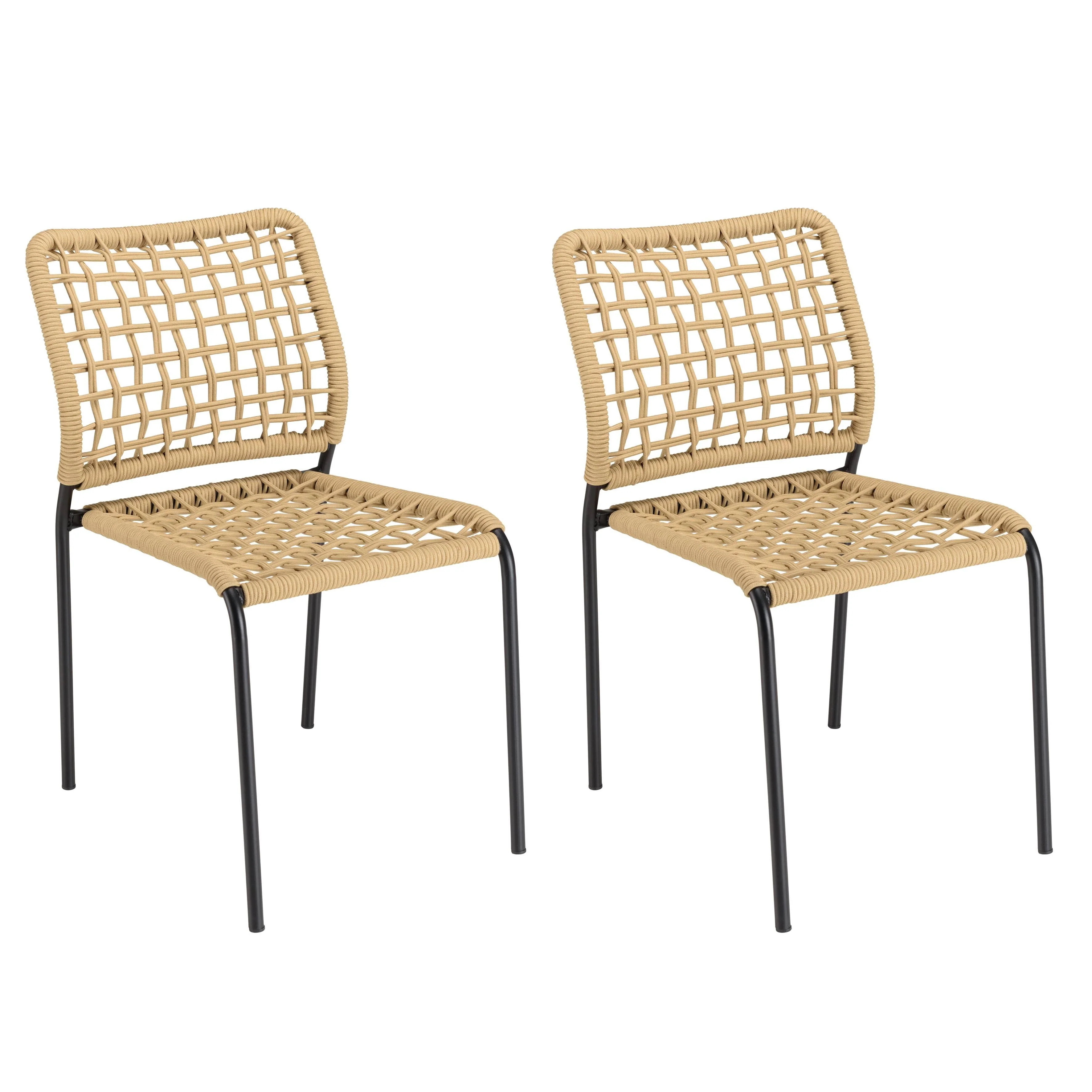 Set van 2 tuinstoelen Vianney