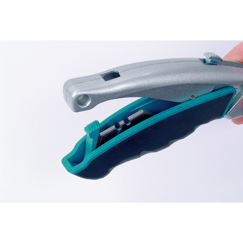 Cutter métallique à lame trapézoïdale Quick System WOLFCRAFT