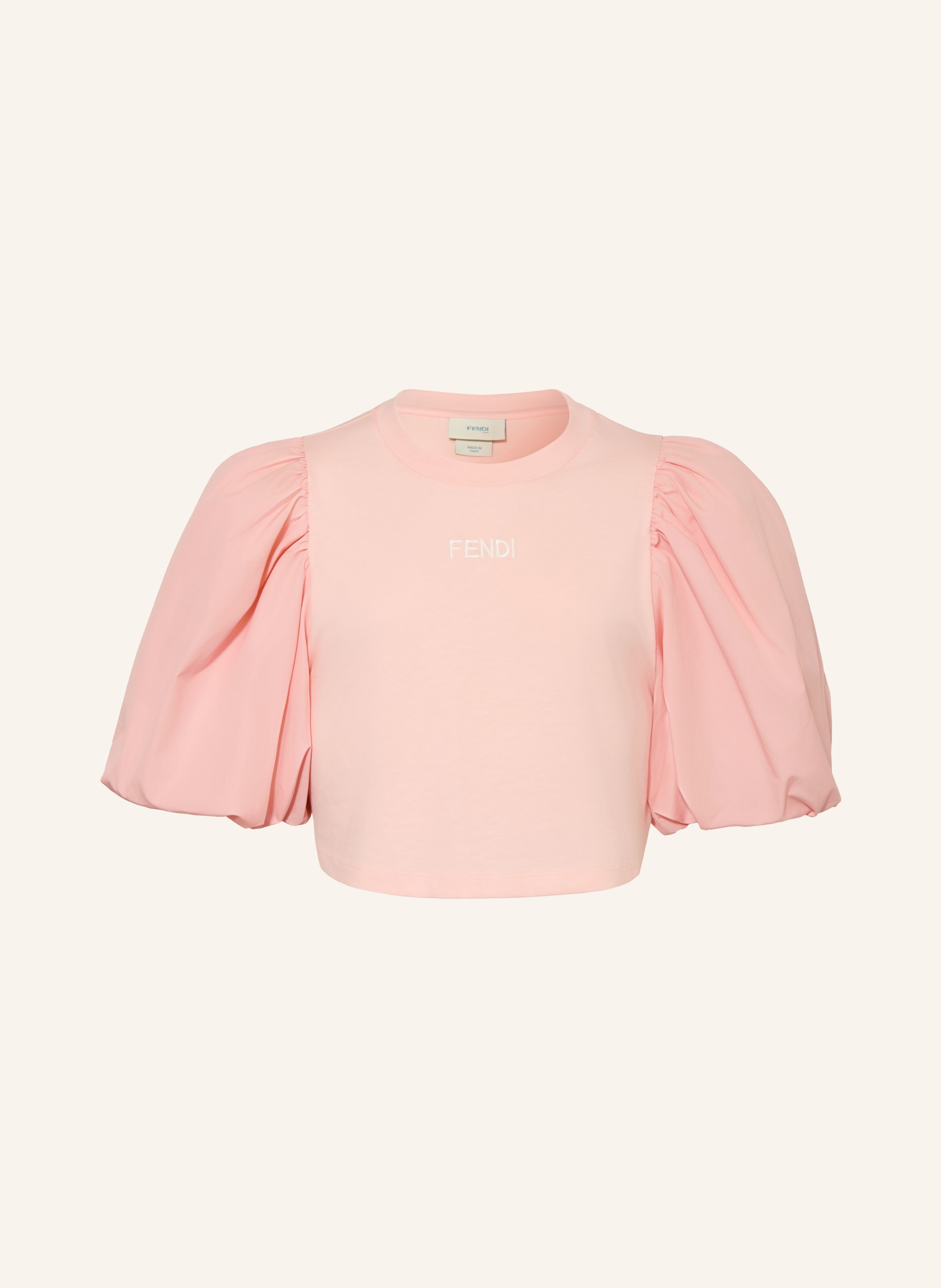 FENDI Blusenshirt im Materialmix