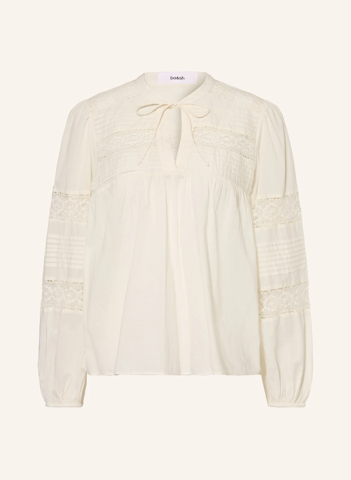 ba&sh Blusenshirt NAMI mit Spitze