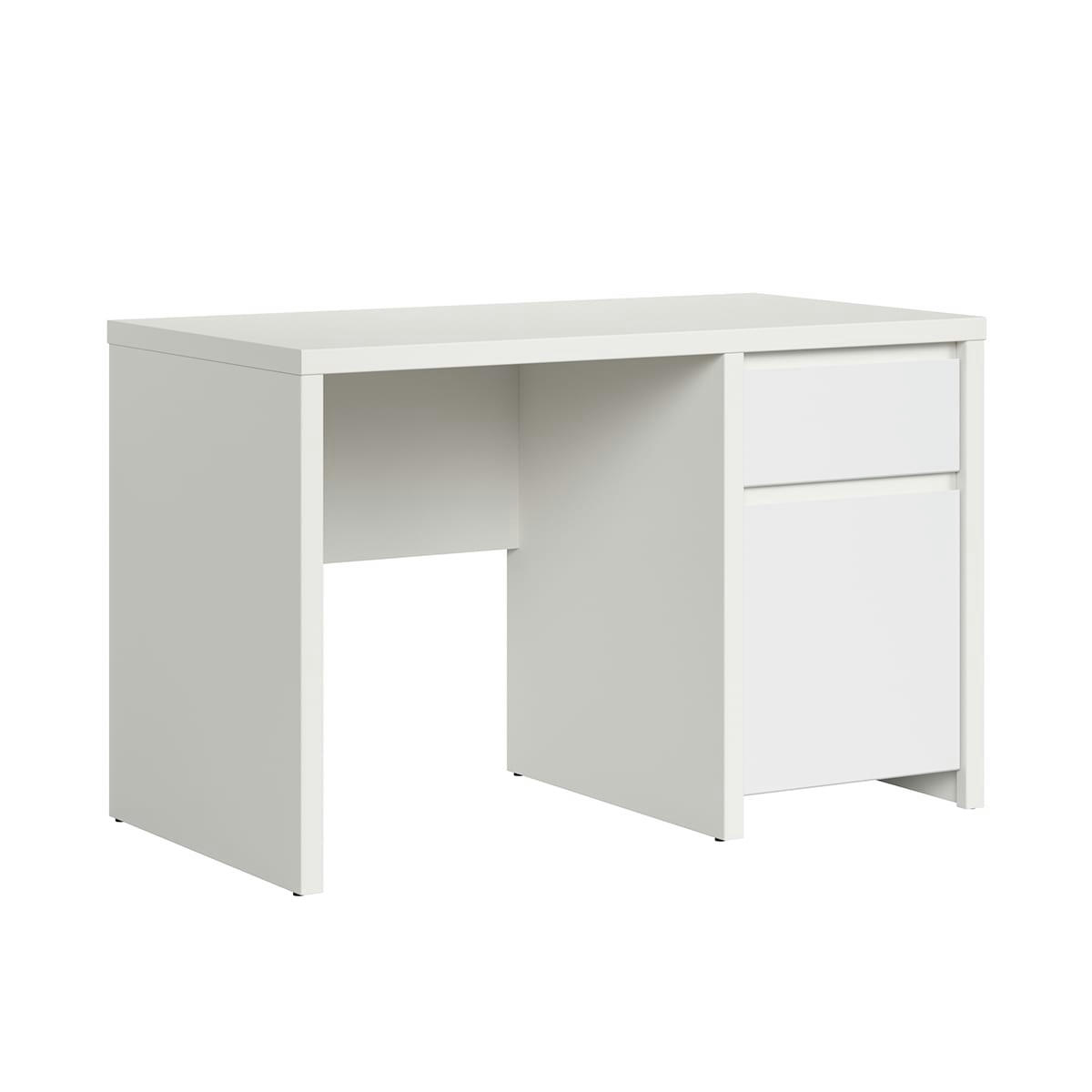 - Bureau 1 porte 1 tiroir blanc