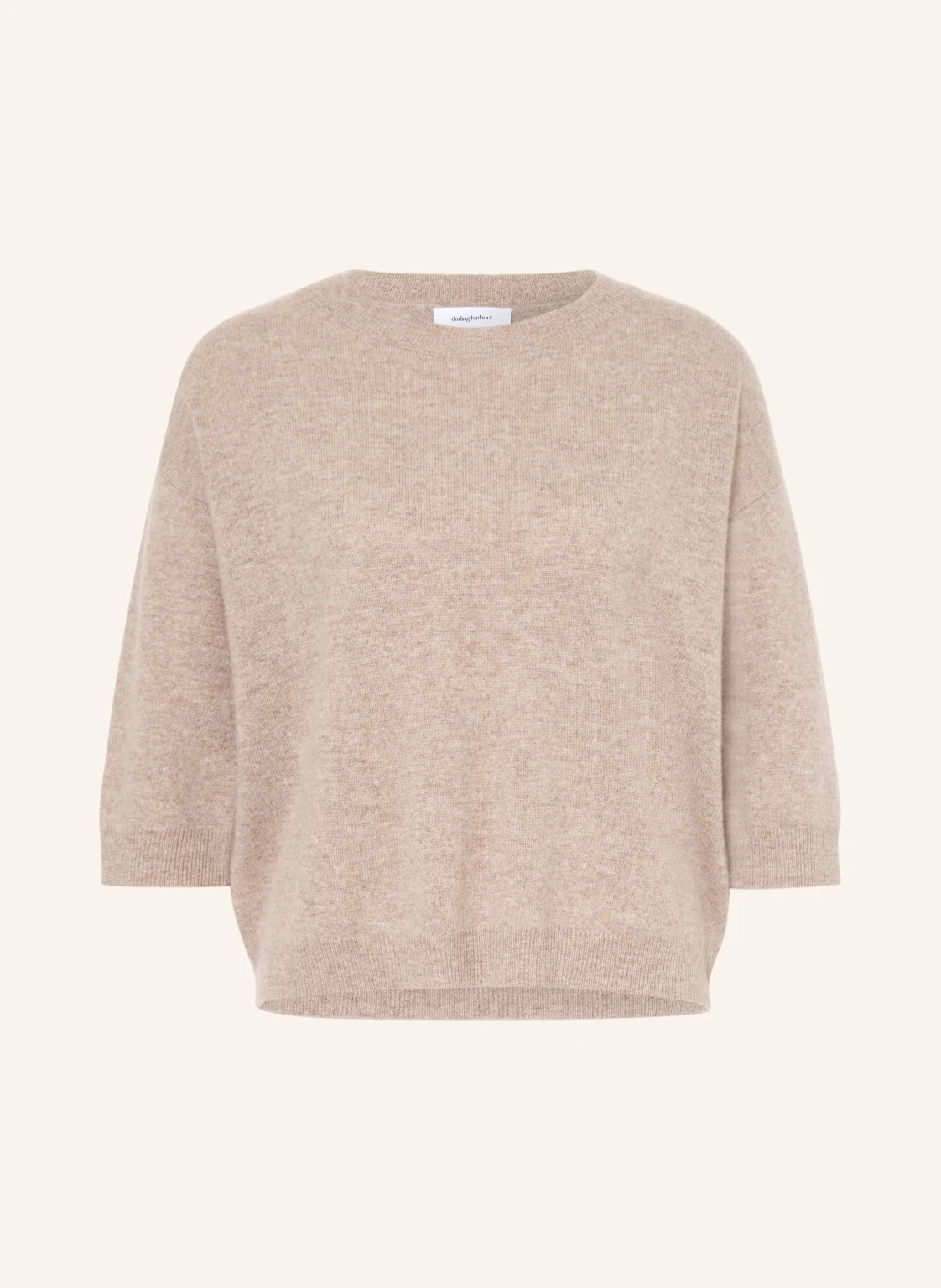 darling harbour Cashmere-Pullover mit 3/4-Arm