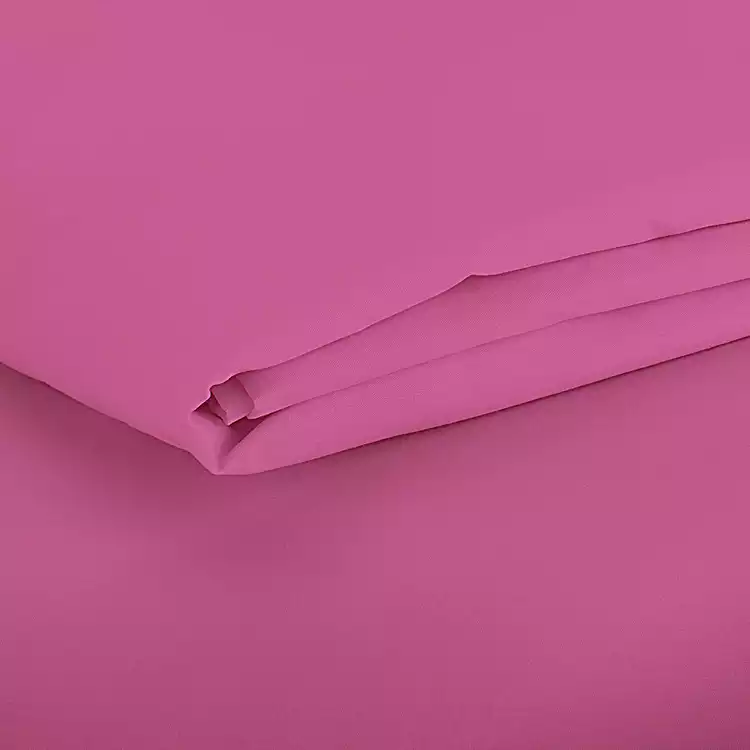 Habitat Polycotton Plain Cerise Fitted Sheet - Single