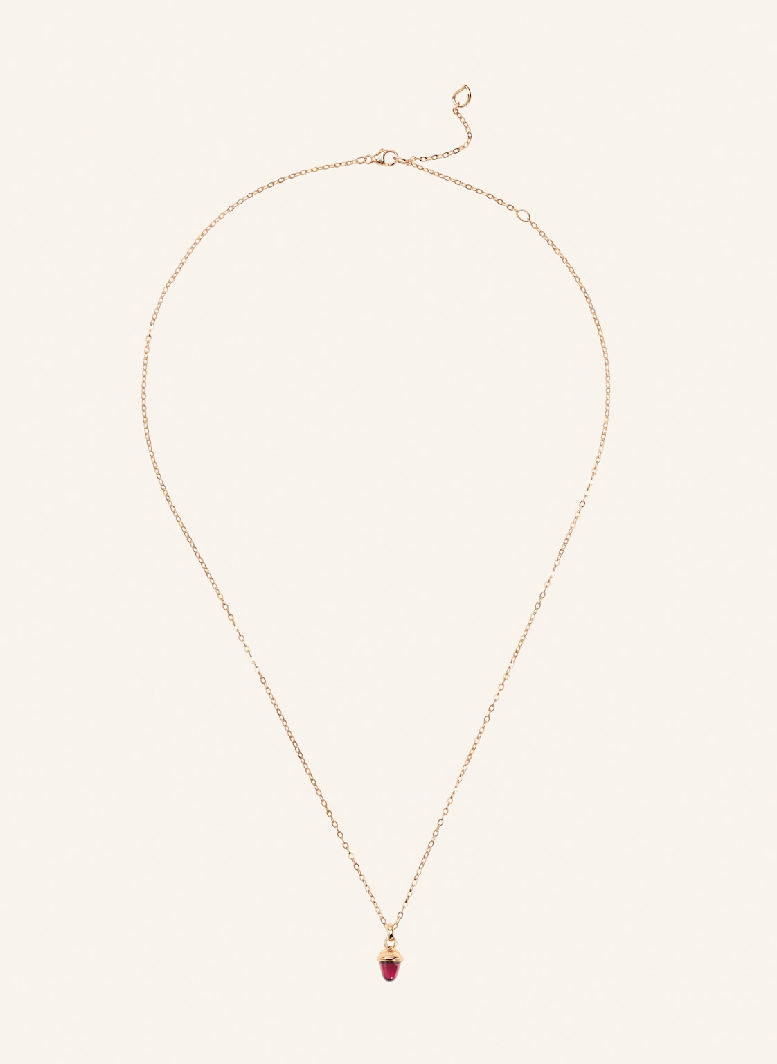 TAMARA COMOLLI Halskette NECKLACE 'MYMIKADO' WITH TOURMALINE ROSE Rosa Turmalin 18K Roségold