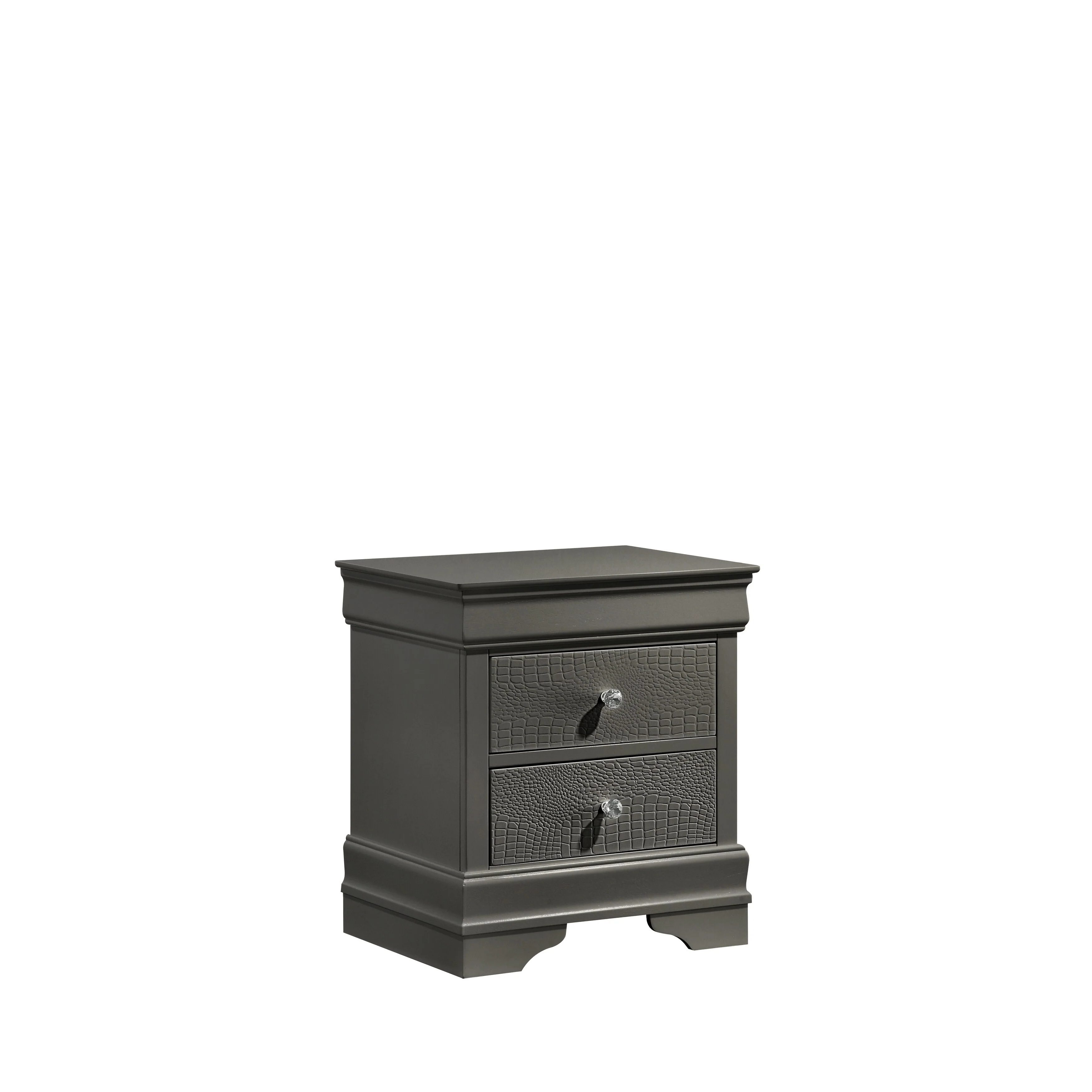 Blaze Modern Style 2-Drawer Night stand Made with Wood