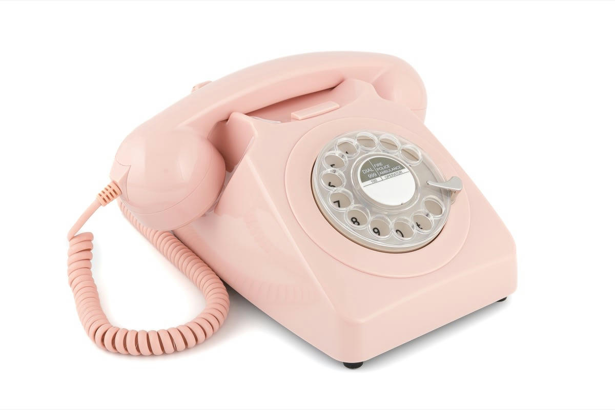 - Téléphone analogique  746 ROTARY CARNATION PINK