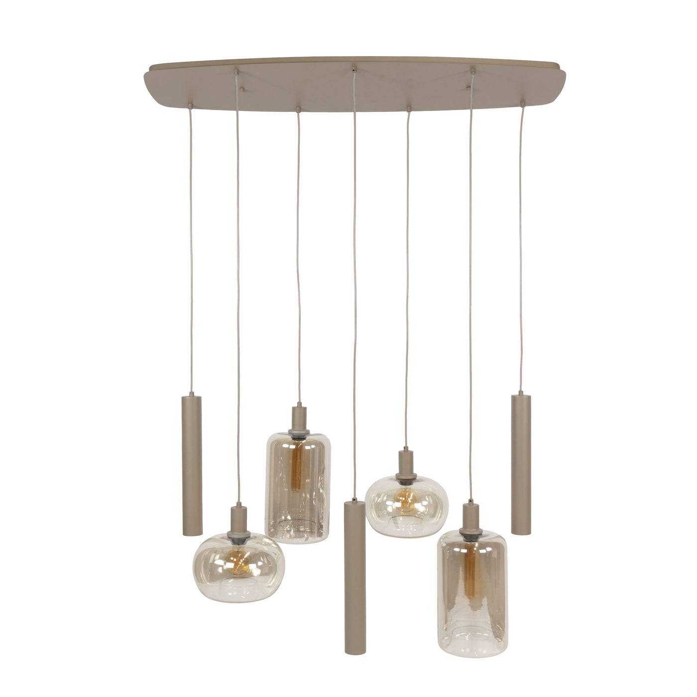 Giga Living Hanglamp Serene - Beige - 110x45x150cm