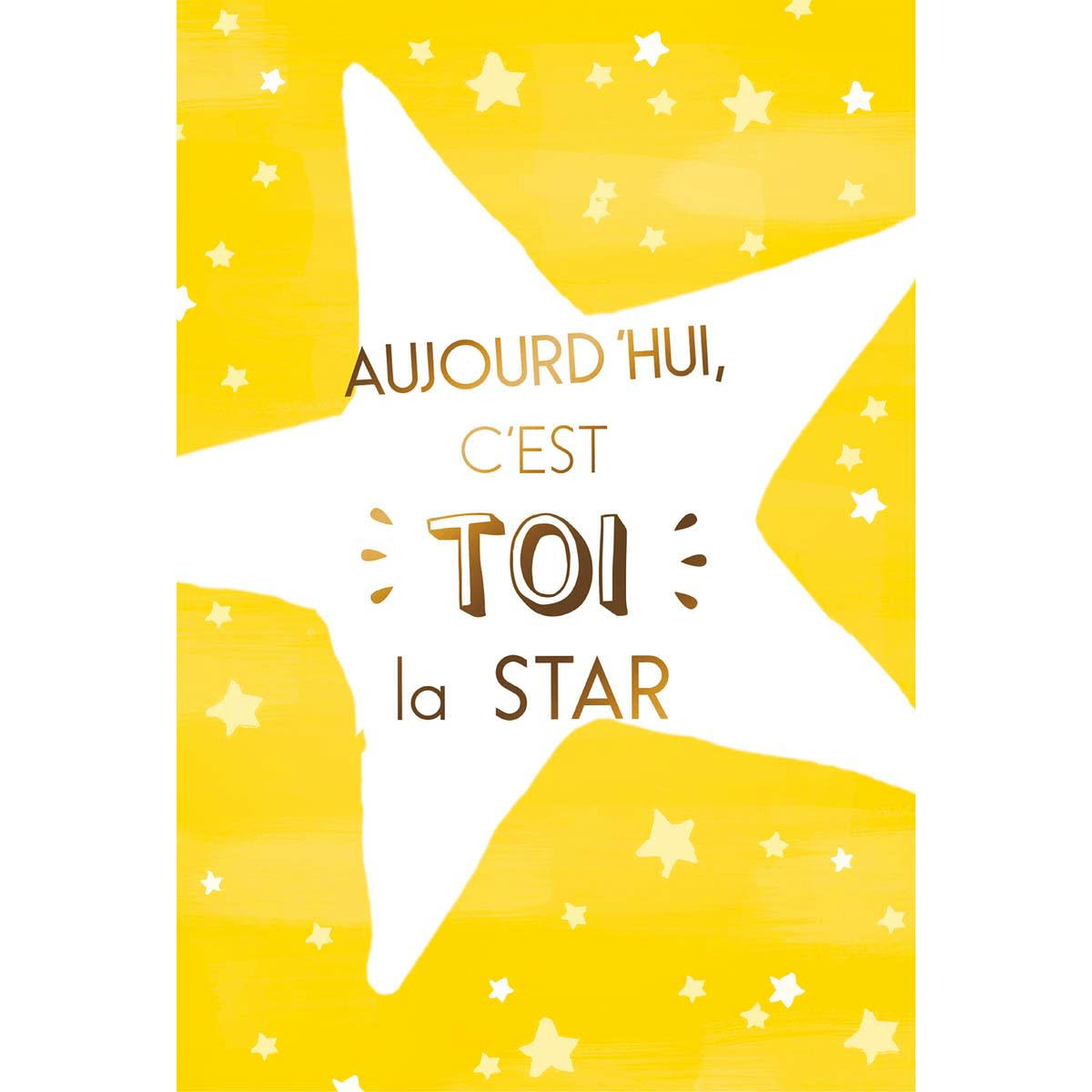 - Carte C'est Toi La Star