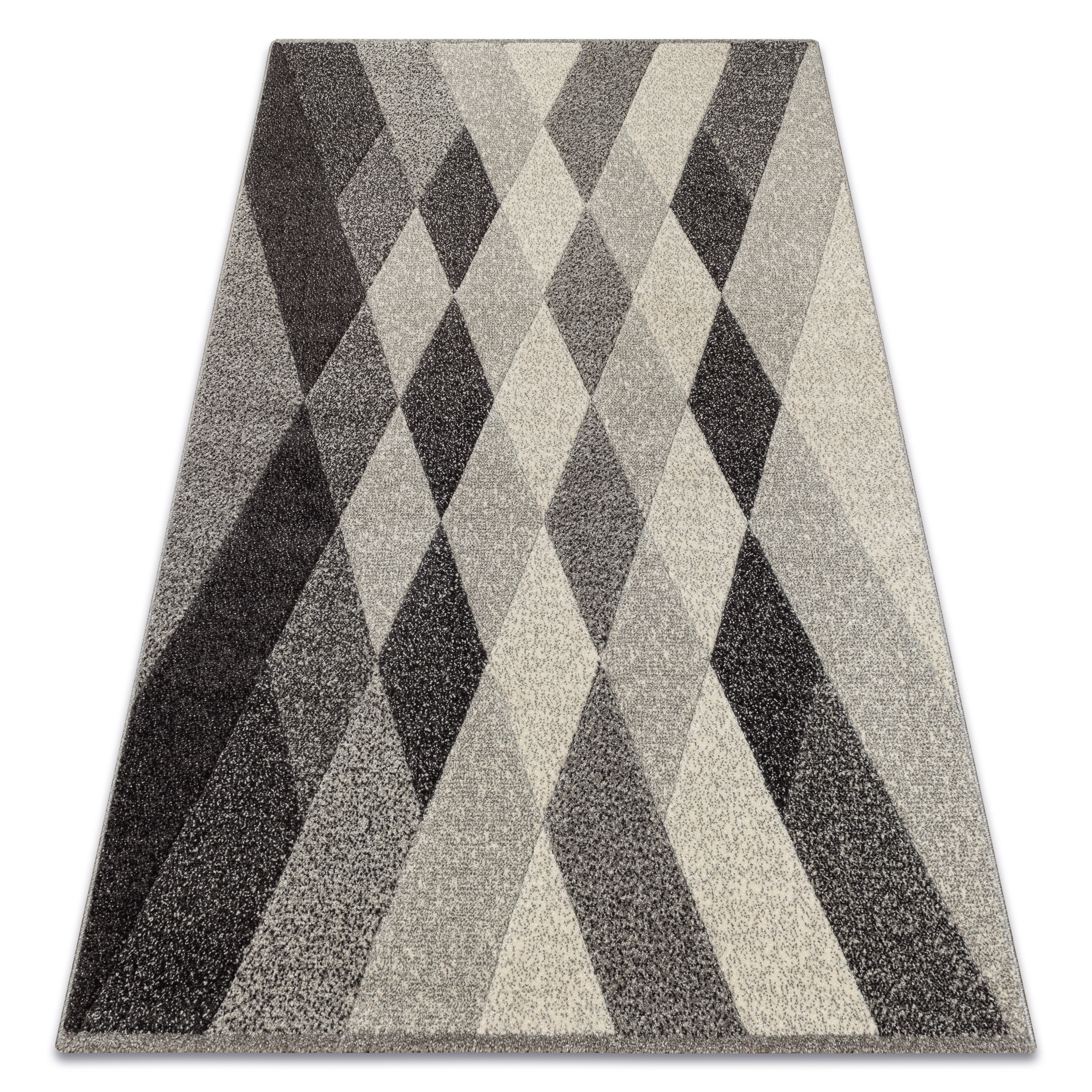 Dywan FEEL 5674/16811 ROMBY szary / antracyt / krem 80x150 cm