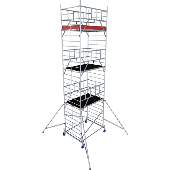 Fahrgerüst »ProTec«, Arbeitshöhe: 8,30 m, max. 200 kg/m², Aluminium