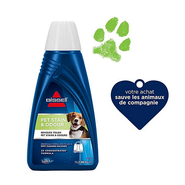 Détergent Bissel Pet Stain &Odour 1L pour Spotclean